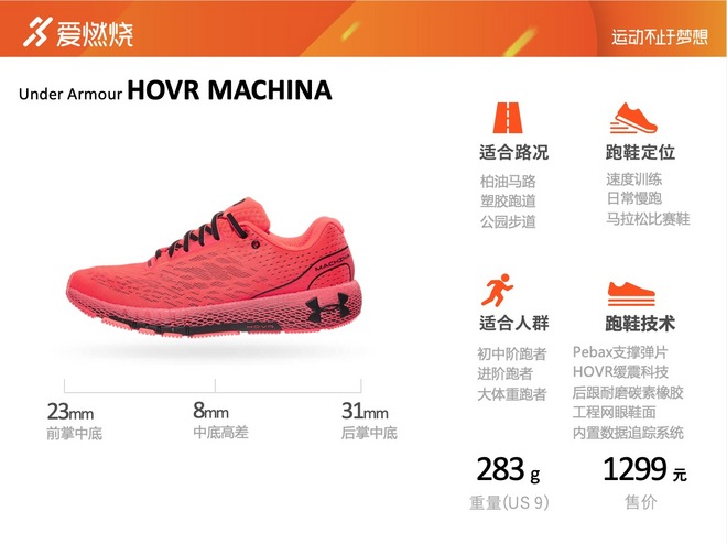 跑鞋 | 独自奔跑 UA HOVR MACHINA