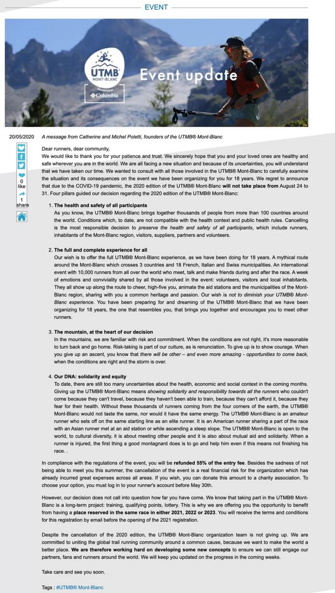 国际奥委会主席巴赫称 奥运会若无法如期将被取消 | 跑圈十件事