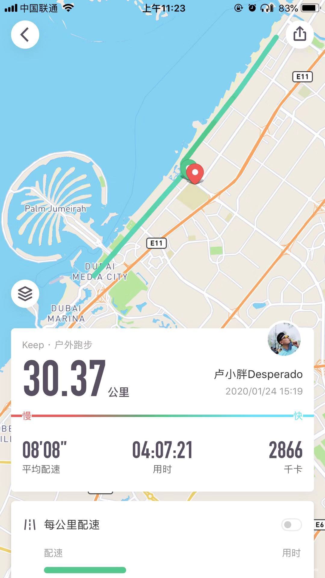 奔跑在土豪国度--记2020渣打迪拜马拉松