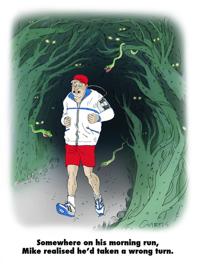 如果跑着跑着迷路了…