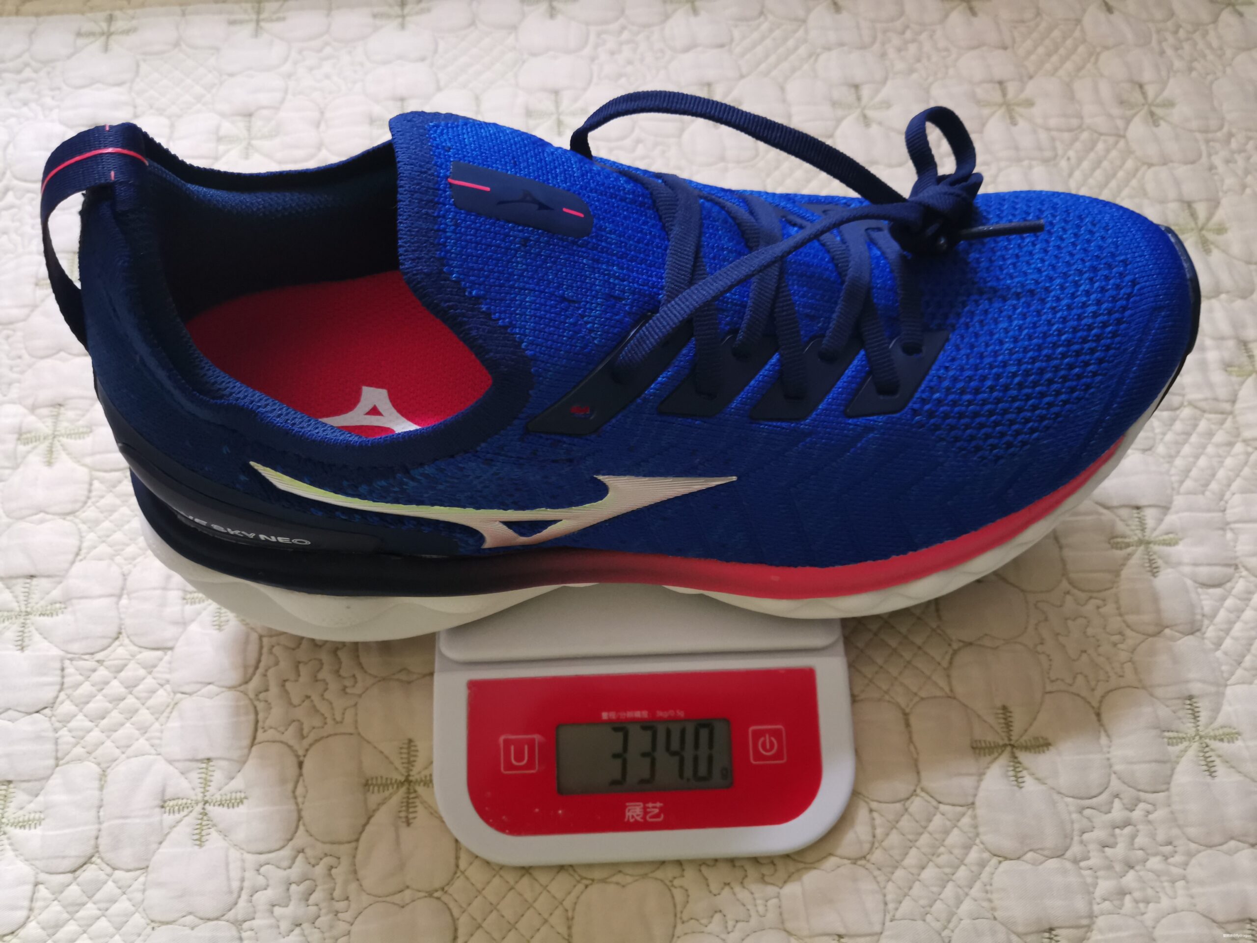 Mizuno美津浓舒适包裹慢跑鞋WAVE SKY NEO众测报告