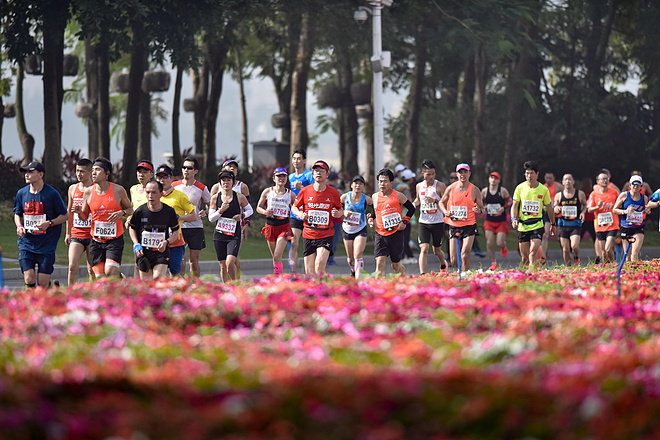 广马｜岭南醒狮一声吼，好花开满荔枝湾