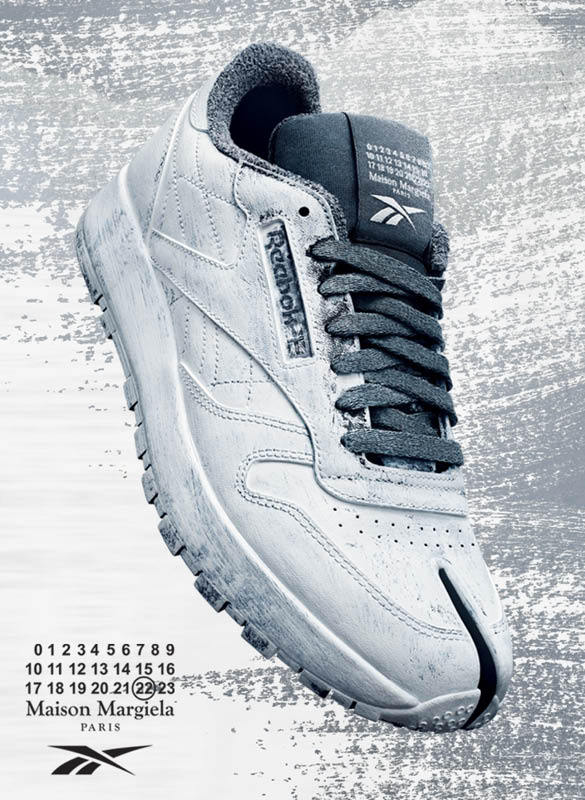 Reebok 锐步与 Maison Margiela 发布Classic Leather Tabi联名运动鞋