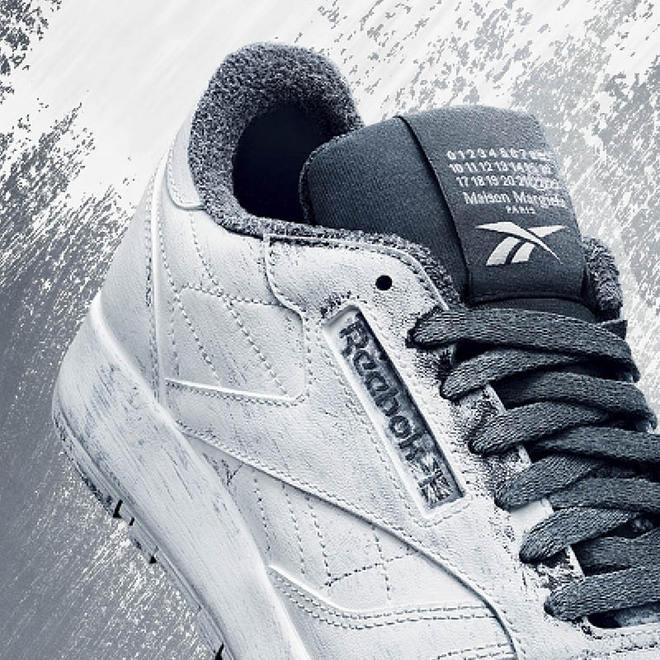 Reebok 锐步与 Maison Margiela 发布Classic Leather Tabi联名运动鞋