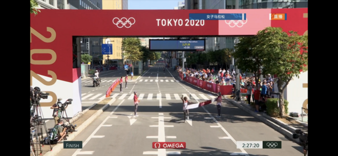 肯尼亚包揽女子组冠亚军 东京奥运会马拉松女子组鸣枪