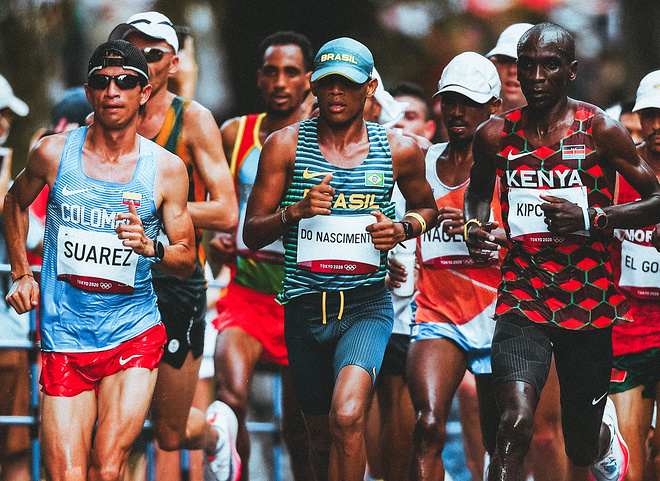 和基普乔格击拳的他，如今是全南美洲跑马拉松最快的男人