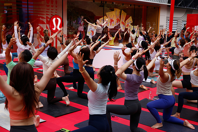 lululemon北京三里屯店焕新启幕，华北最大门店正式亮相