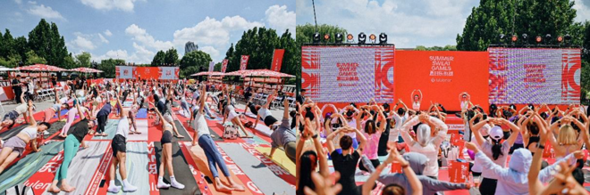 lululemon品牌大使王紫璇助阵“夏日乐挑战”区域赛天津站活动