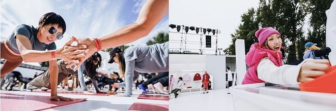 韩聪、任俊霏、邢珈宁等花滑运动员献舞“Wunder Puff动态剧场”