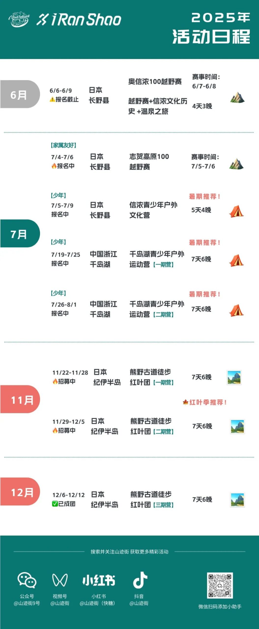 山迹街GoOut｜11-12月红叶季，来熊野古道徒步吧