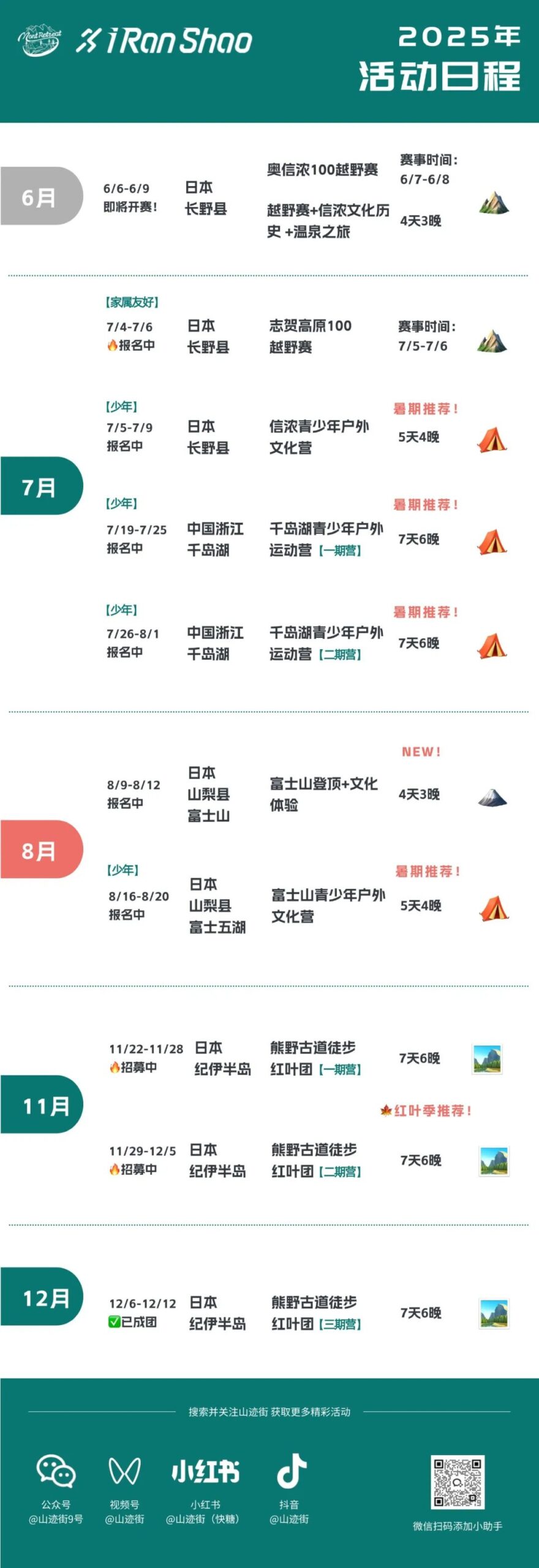 山迹街GoOut | 富士山登顶，出发！ (8月9日-8月12日)